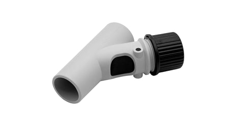 Pentair Kreepy Krauly Kruiser suction cleaner hose connector adapter with black threaded cap