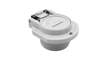 White threaded automatic air relief valve for Pentair Kreepy Krauly Kruiser pool cleaner