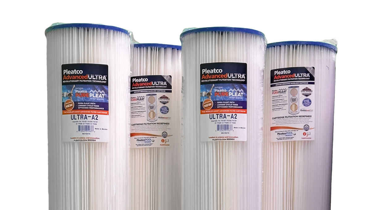 Pleatco 7" Diameter Advanced Ultra Replacement Filter Cartridge | ULTRA-A2-PAK4