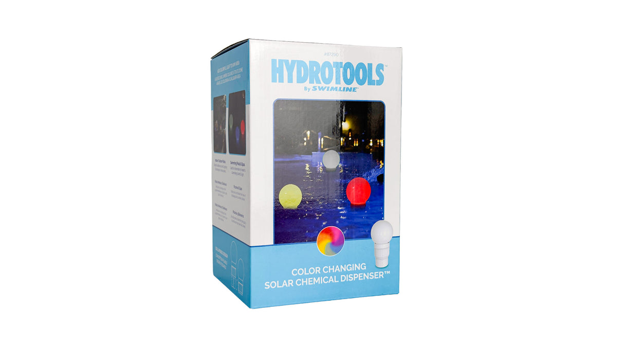 Poolmaster Solar Powered Color-Changing Floating Chlorine Dispenser | 87290