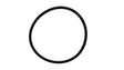 Black O-ring seal for Hayward Pro Grid vertical D.E. filter outlet elbow.