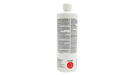 Poolife Intensive Stain Prevention pool treatment bottle, 32 fl oz, back label view