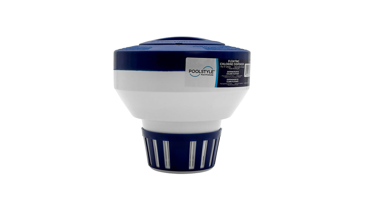 Blue/White Floating Dispenser for 3" Tabs PSL-45-2020 | PS2065
