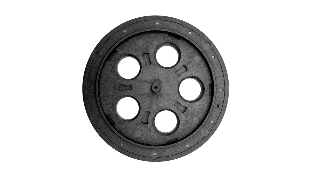 Caretaker 5-Port Pool Cleaning Valve Center Plate (Black) | 1-9-214