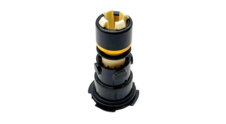 Black Paramount PV3 pop-up sprinkler head with nozzle caps