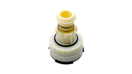 Gray Paramount PCC2000 rotating pop-up sprinkler head with spring and seals on white background