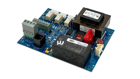 TriStar VS 900/950 Omni Hub PCB circuit board with transformer, relays, and terminal connectors