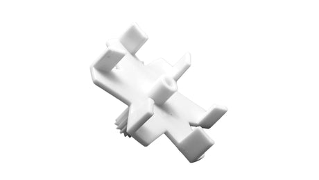 White plastic top feed gear kit for Pentair A&A 5- and 6-port water valves