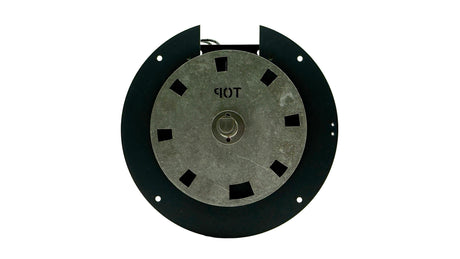 Replacement motor and PCB assembly for Caretaker Ultraflex 1 system, circular metal part with mounting holes
