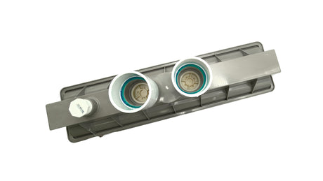 Pentair A&A AVSC Light Gray PHX Pebble Top Dual Inlet Channel Drain | 280083
