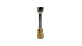 Hayward filter head clamp bolt assembly with threaded metal shaft and brass fitting