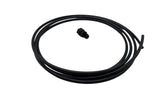 Black coiled stand pipe with threaded fitting for Pentair QP3 filter, model 381100
