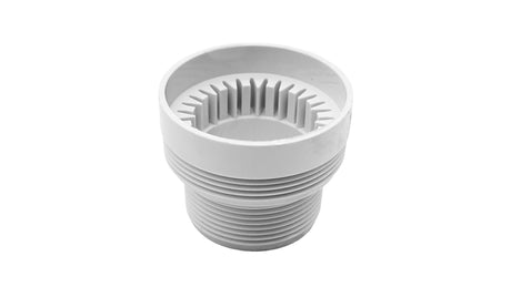 White threaded replacement connector for Pentair Kreepy Krauly Kruiser pool suction cleaner