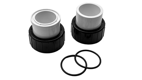 Pentair SuperFlo VST pump union adapters with O-rings