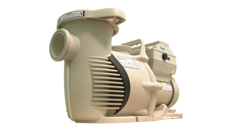 Pentair IntelliFloXF VSF variable speed pool pump in beige housing, side view