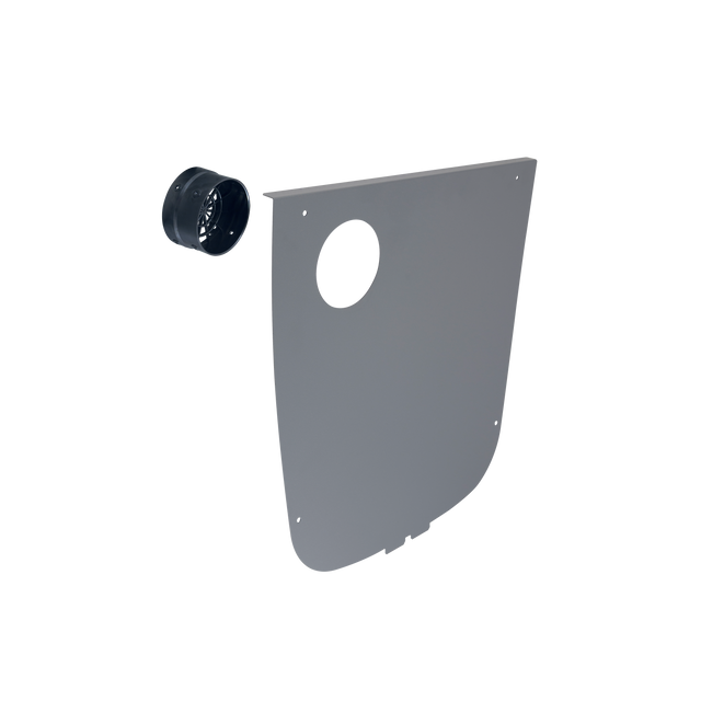 Jandy R0724600 air-intake kit with 3-inch adapter and replacement side panel — manufacturer kit photograph