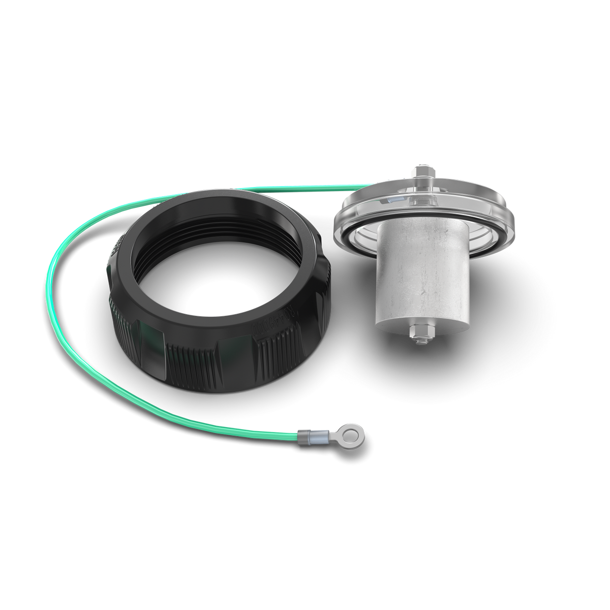 Jandy R0965100 sacrificial anode kit with union nut and bonding wire — manufacturer product view; heater not included