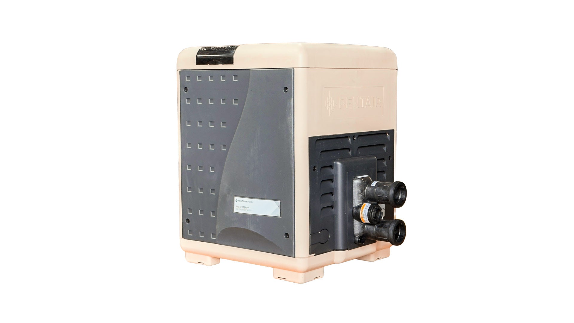 Pentair MasterTemp natural gas pool heater, 400,000 BTU, shown in a product photo on a white background.