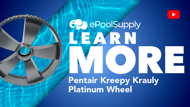 Youtube video for Pentair Kreepy Krauly Platinum Wheel w/ out Bearings - Grey
