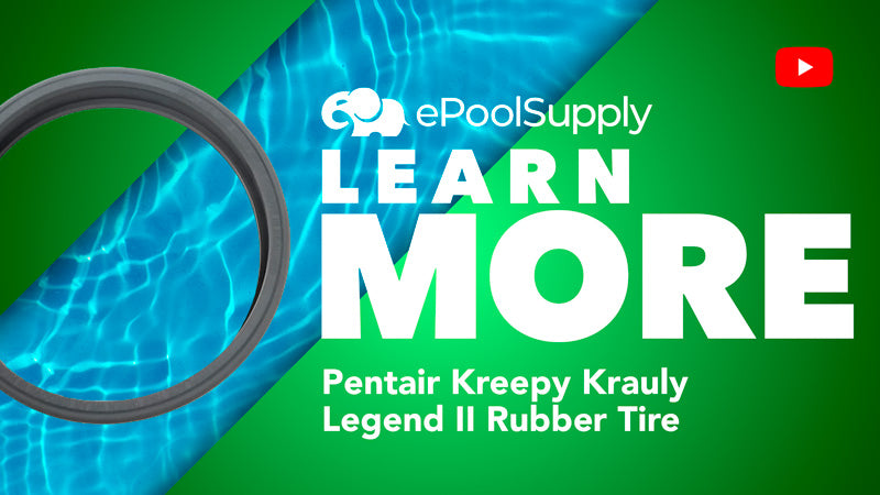 YouTube video for Pentair Kreepy Krauly Legend and Legend II Wheel - Grey Tire
