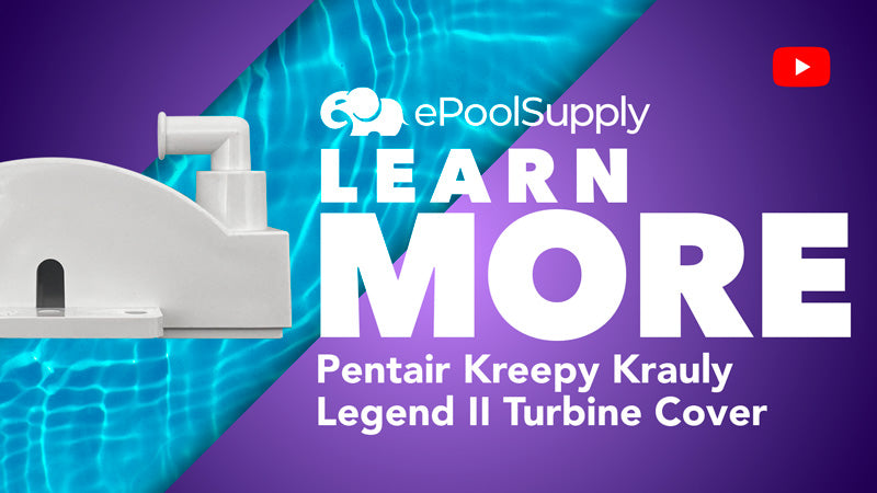 Pentair Kreepy Krauly Legend II Turbine Cover w/ Elbows