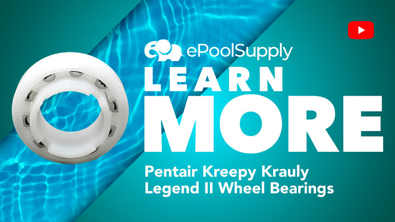 Pentair Kreepy Krauly Legend / Legend II / Platinum Wheel Bearings - Only (2 Pack) | EC60