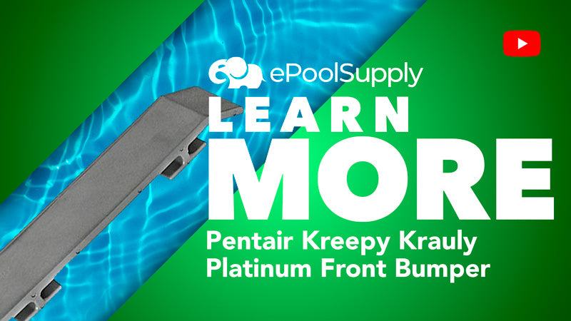 YouTube video for Pentair Kreepy Krauly Platinum Front Bumper - White