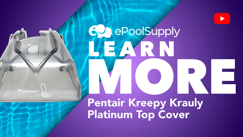 Pentair Kreepy Krauly Platinum Top Cover - Grey