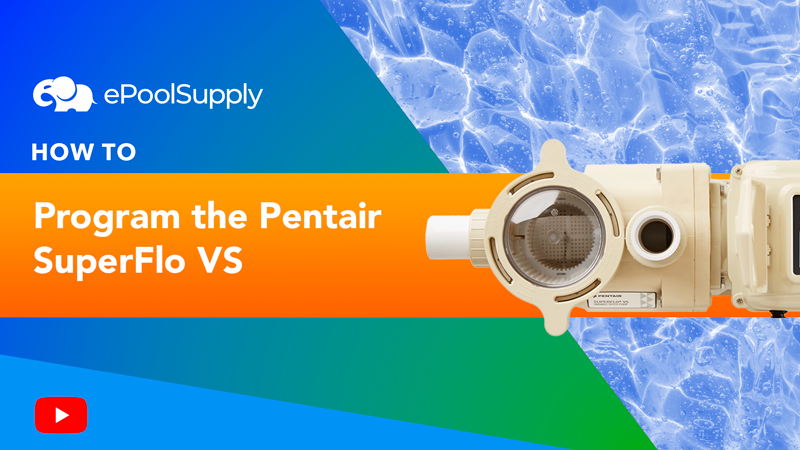 How To Program the Pentair SuperFlo VS (Variable Speed Pool Pump) video