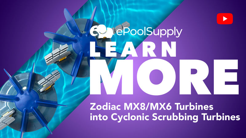 Zodiac MX8/MX6 Elite Cyclonic Scrubbing Turbine Assembly, 2/PK | R0714300