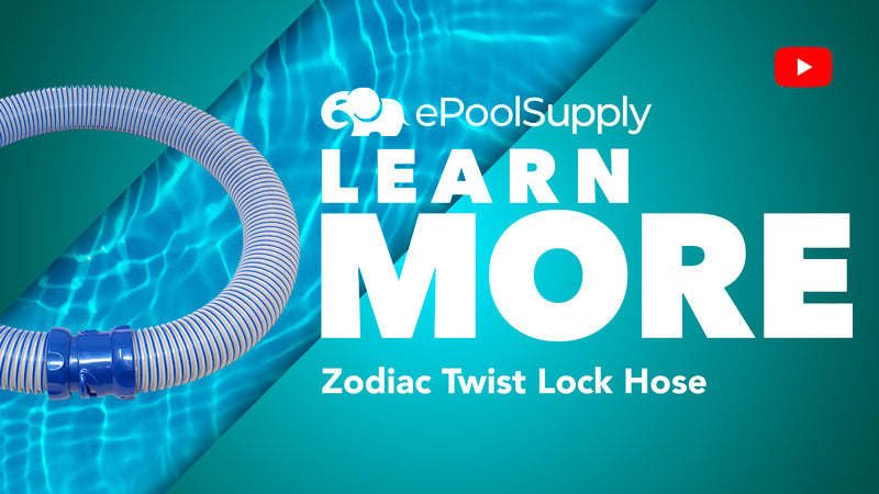 Zodiac MX8 / MX6 Elite and Original Models / TR2D Twist Lock Hose - 1 Meter, Blue/Gray, 12PK | R0527800