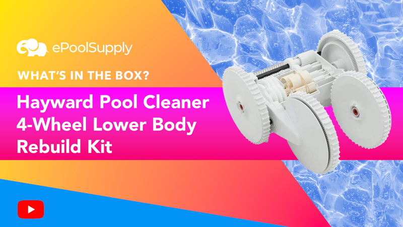 The Pool Cleaner 4 Wheel Lower Body Rebuild Kit | PVGXH808KIT