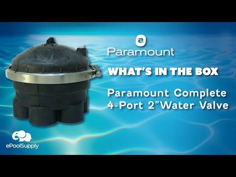 Paramount Complete 4-Port 2" Water Valve (Black) | 004-302-4176-03