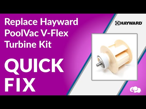 Hayward PoolVac/Navigator V-Flex Turbine Kit - Turbine and 2 Turbine Bearings