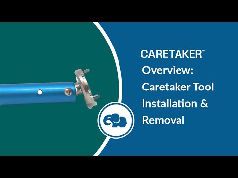 Caretaker 99 Bayonet In-Floor Cleaning Head (Light Blue)