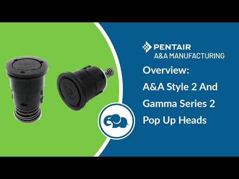 Style 2 High Flow Pop-Up Head (Black) - Pentair In-Floor(A&A)