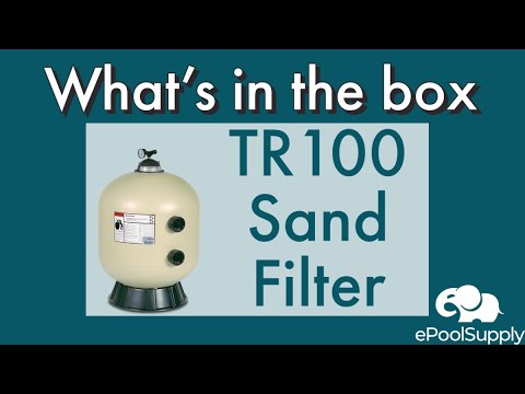 Pentair TR100 Fiberglass Sand Filter without Valve 140210 - What's In The Box video