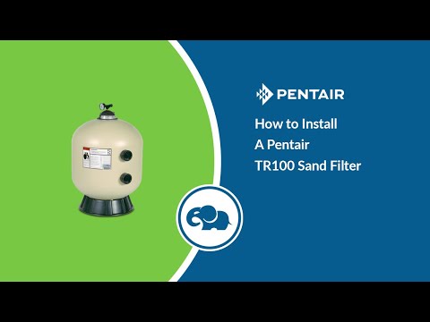 How to install a Pentair TR100 Sand Filter video
