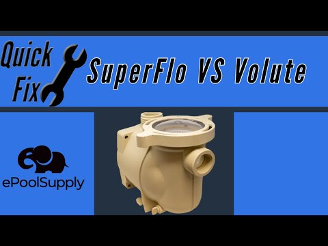 Pentair SuperFlo VS 1.5HP Variable Speed Pool Pump Volute - Quick Fix video