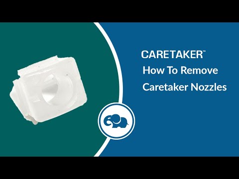 Caretaker 99 Cleaning Head Step & Bench Nozzle Insert (Clear)