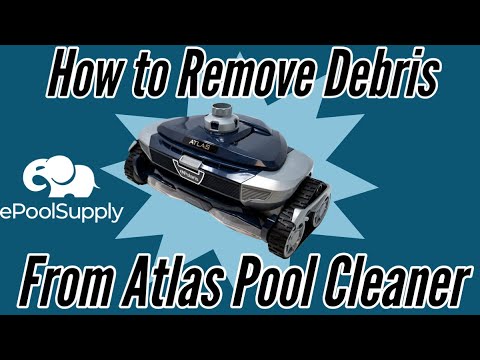 Polaris ATLAS Suction Side Pool Cleaner - how to remove debris