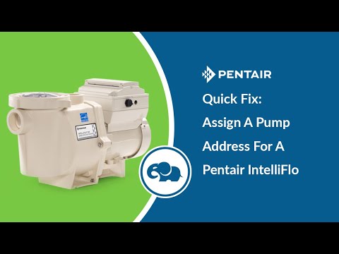 Assign a Pump Address for Pentair Intelliflo Variable Speed Pool Pump video
