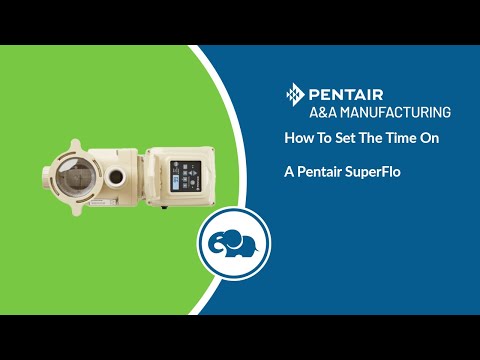 How To Set The Time On Pentair SuperFlo Pool Pump video