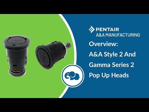 Style 2 High Flow Pop-Up Head (Lt. Gray) - Pentair In-Floor(A&A)