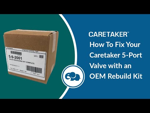 Caretaker 5-Port Complete 1.5" Water Valve Assembly | 5-9-2000