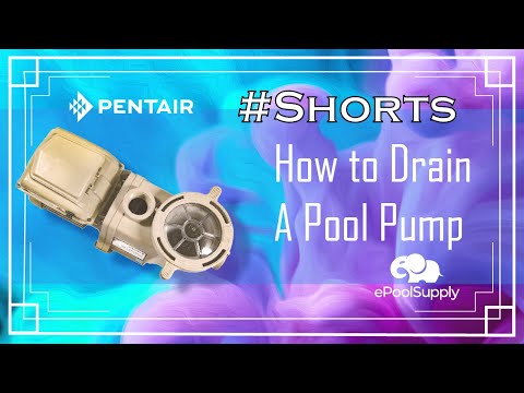 How to Drain Your Pool Pump video