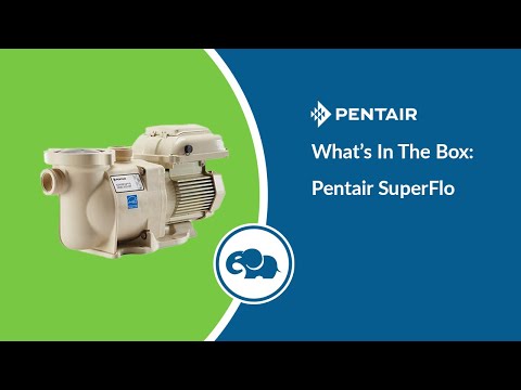 What's In The Box - Pentair Superflo Variable Speed Pool Pump.