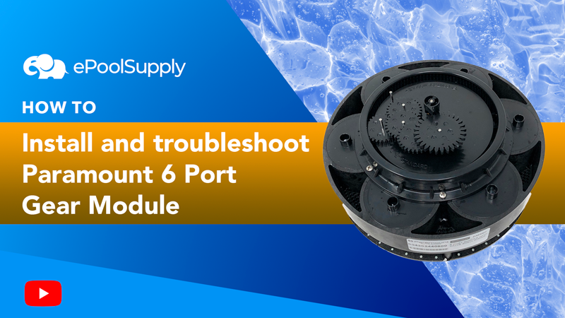 Paramount Water Module Paramount Water Valve 6-Port Gear Module | 004-302-4408-00