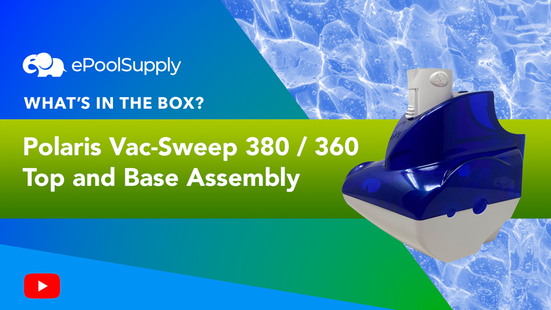 Polaris Vac-Sweep 380 / 360 Top and Base Assembly | 9-100-7030