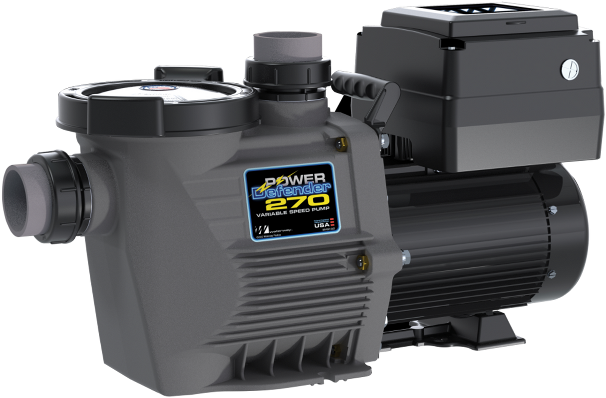 PowerDefender SVL 270 variable speed in-ground pool pump with motor and control housing